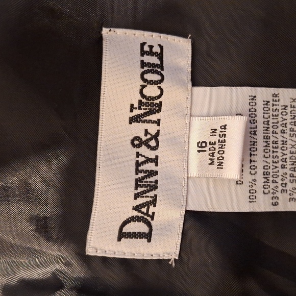 y Danny & Nicole Sleeveless Zipper Dress Size 16 - Picture 3 of 4